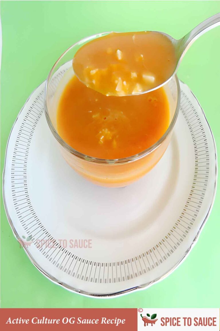 Active Culture OG Sauce Recipe