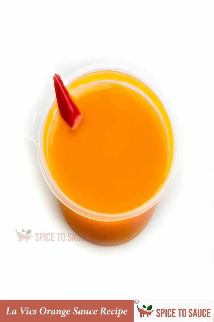 La Vics Orange Sauce Recipe
