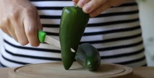 Chop the Jalapenos and Remove Their Seeds
