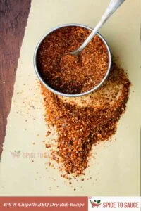 BWW Chipotle BBQ Dry Rub Recipe