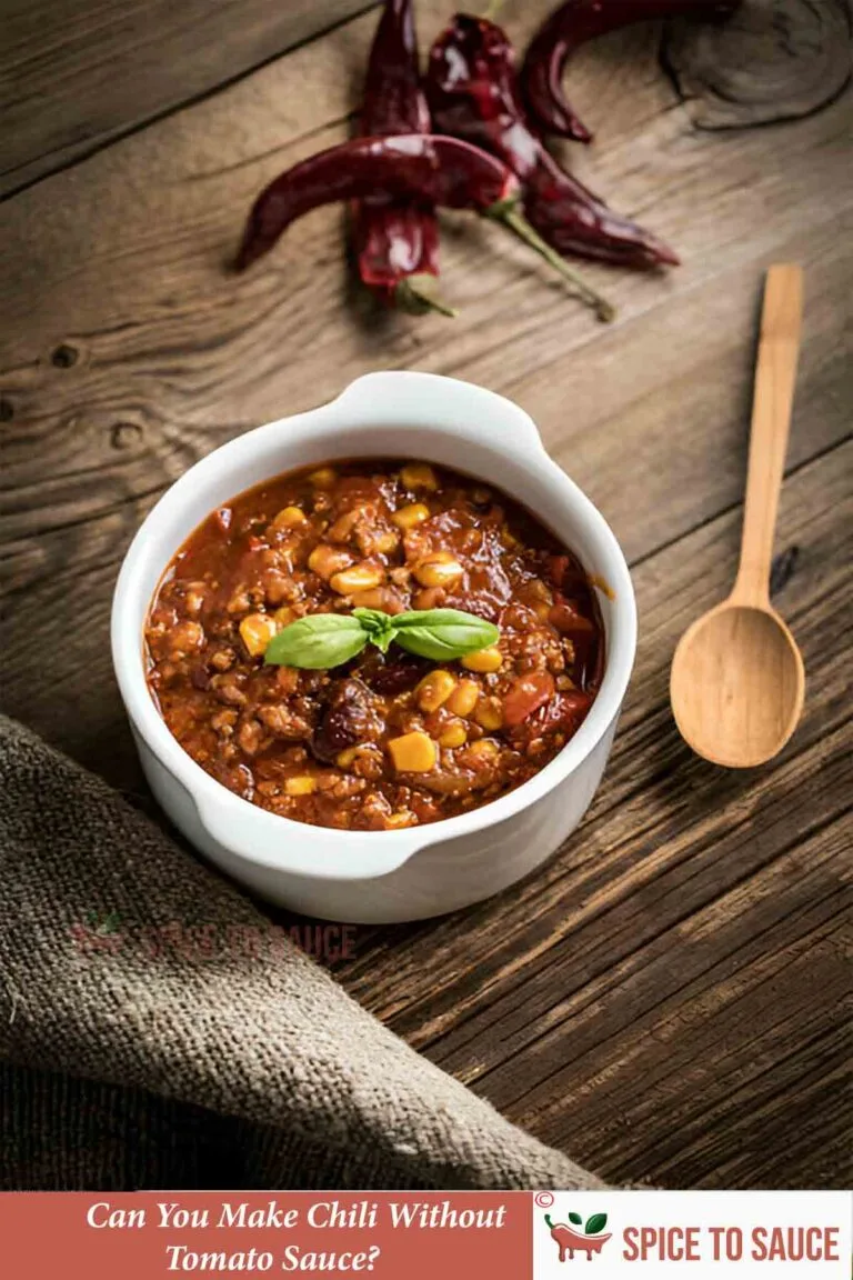 Can You Make Chili Without Tomato Sauce