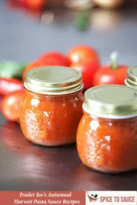 Trader Joe's Autumnal Harvest Pasta Sauce Recipes