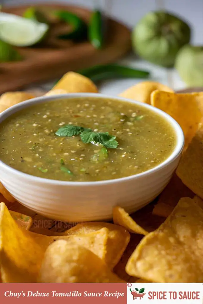 Chuy's Deluxe Tomatillo Sauce Recipe