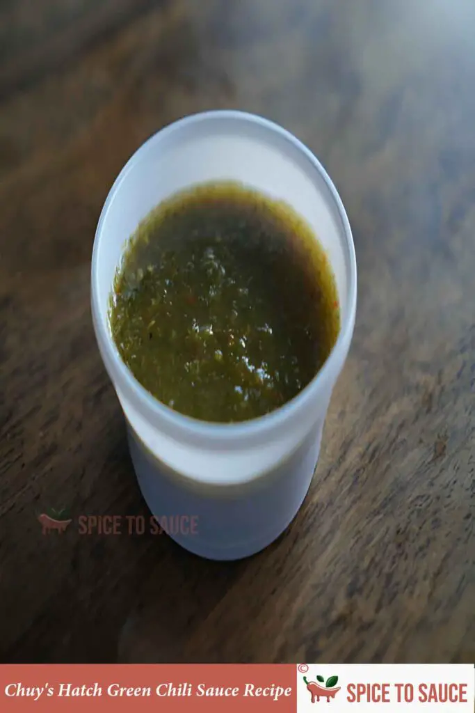 Chuy's Hatch Green Chili Sauce Recipe