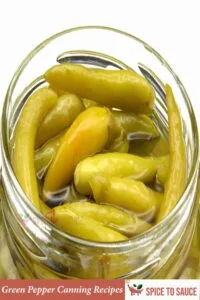 Green Pepper Canning Recipes
