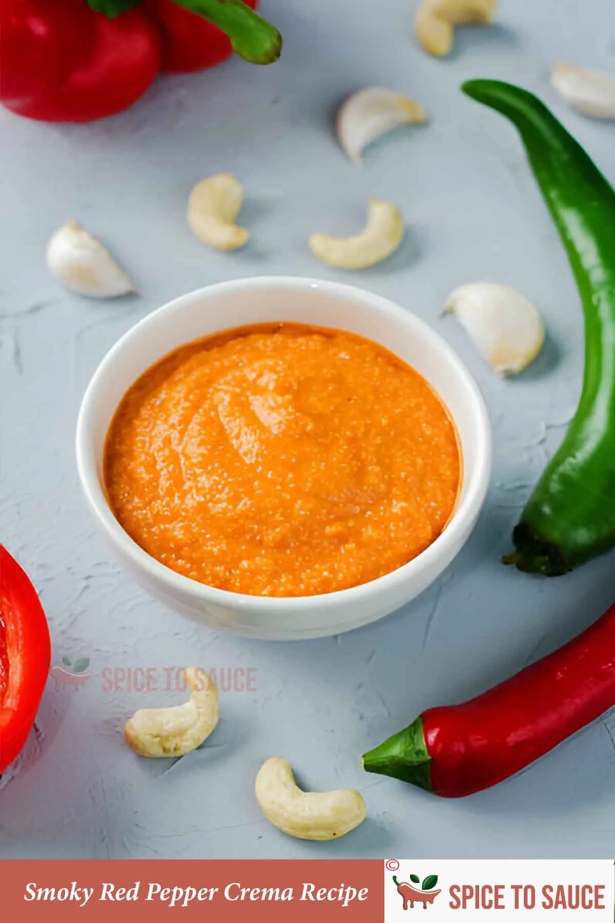 Smoky Red Pepper Crema Recipe