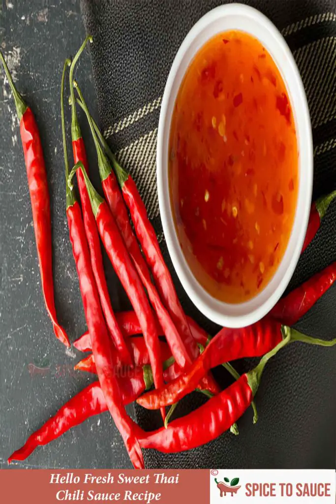 Hello Fresh Sweet Thai Chili Sauce Recipe