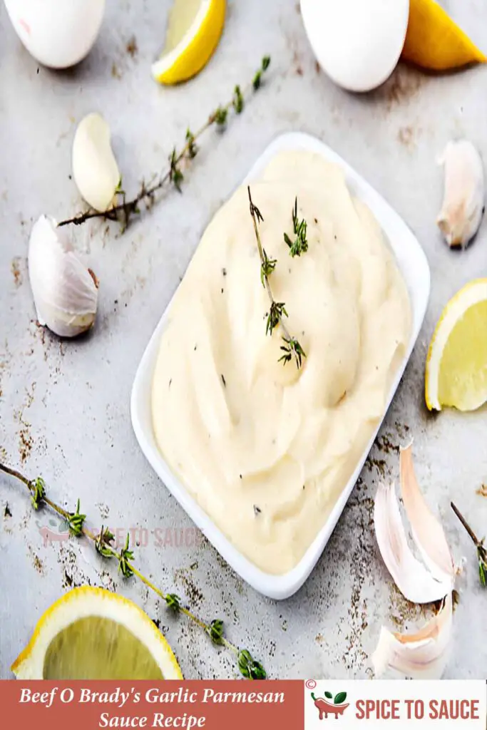 Beef O Brady's Garlic Parmesan Sauce Recipe