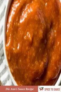 Dic Ann's Sauce Recipe