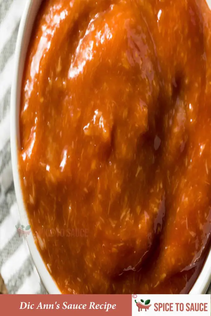 Dic Ann's Sauce Recipe