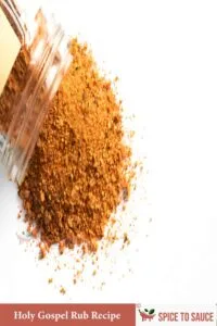 Holy Gospel Rub Recipe