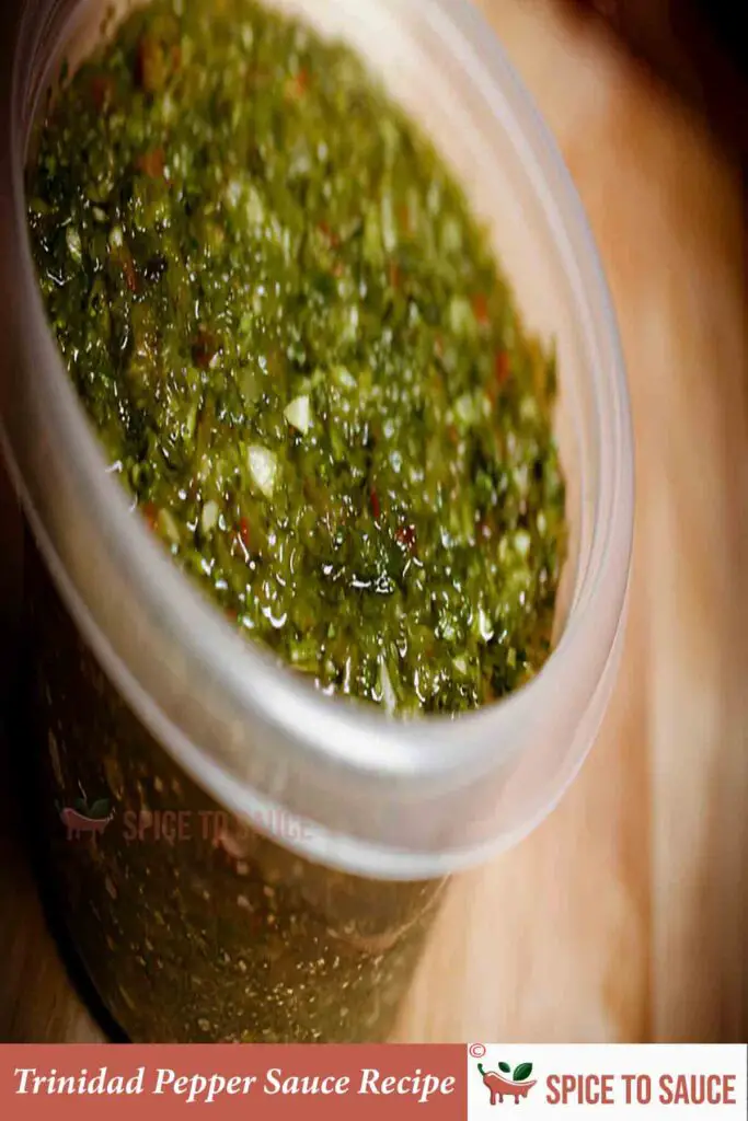Trinidad Pepper Sauce Recipe