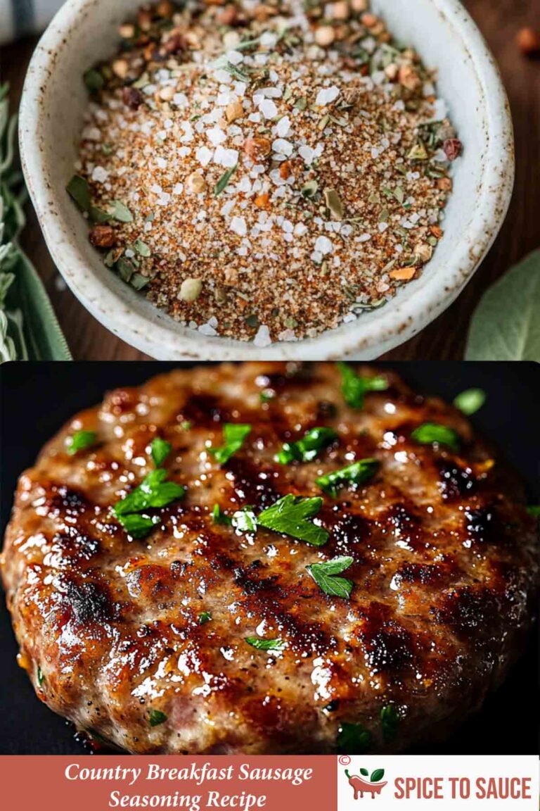 Country Breakfast Sausage Seasoning Recipe
