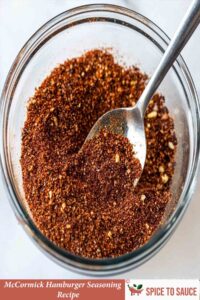 McCormick Hamburger Seasoning Recipe