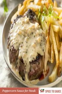 Peppercorn Sauce for Steak