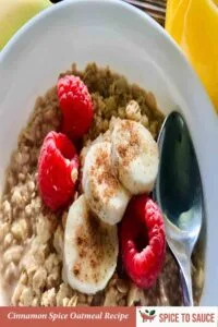 Cinnamon Spice Oatmeal Recipe