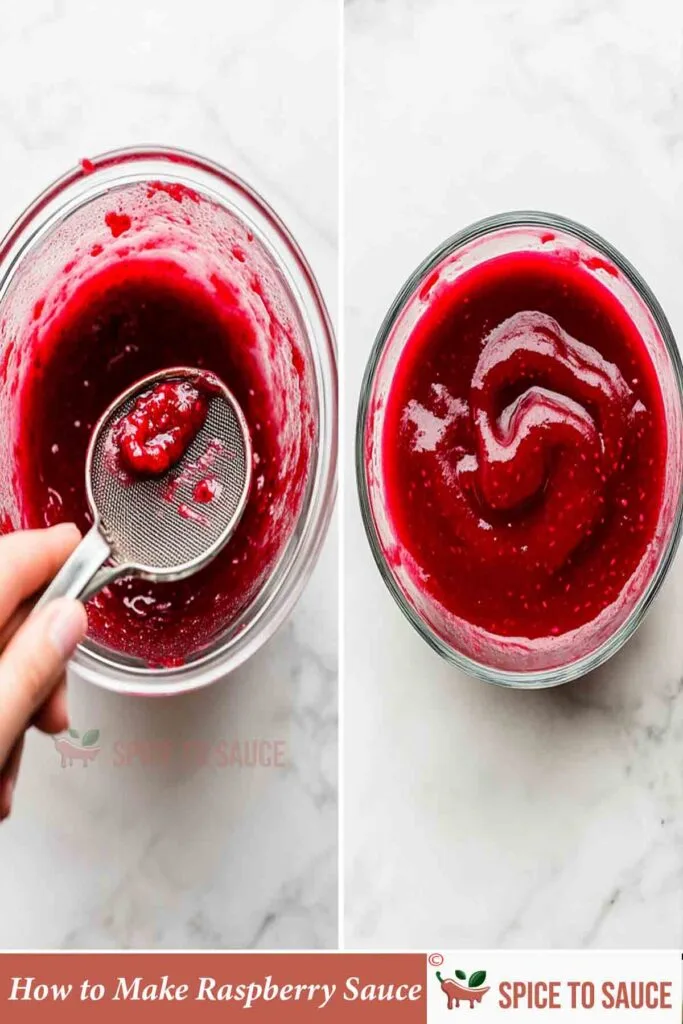 How to Make Raspberry Sauce