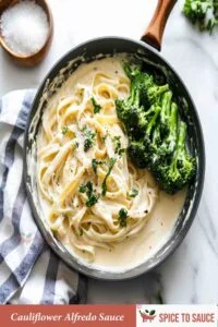 Cauliflower Alfredo Sauce
