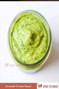 Avocado Cream Sauce