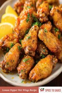 Lemon Pepper Wet Wings Recipe