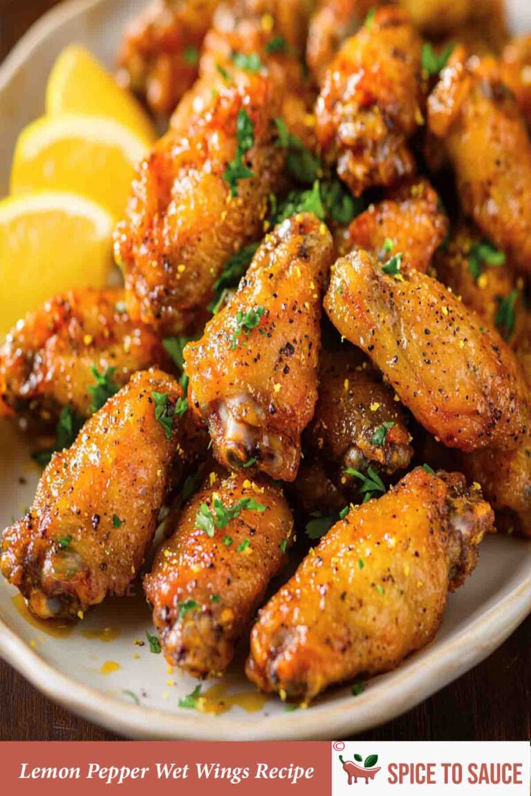 Lemon Pepper Wet Wings Recipe