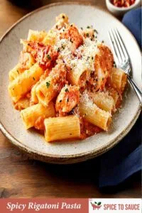 Spicy Rigatoni Pasta