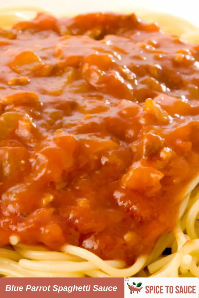 Blue Parrot Spaghetti Sauce