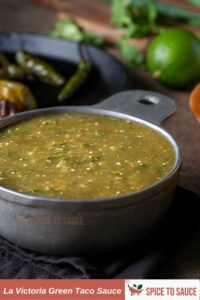 La Victoria Green Taco Sauce