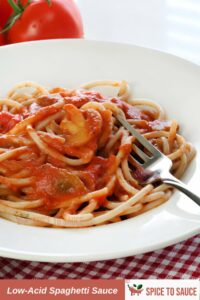 Low-Acid Spaghetti Sauce