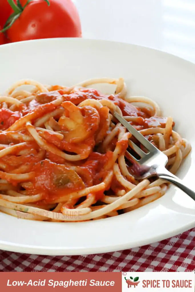 Low-Acid Spaghetti Sauce