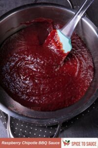 Raspberry Chipotle BBQ Sauce