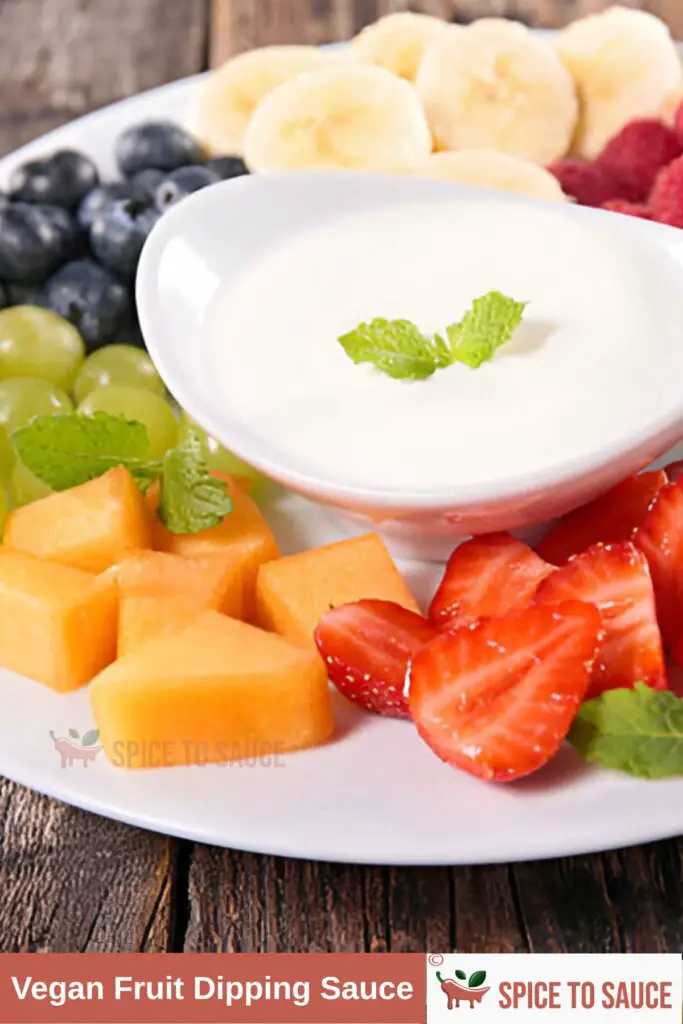 Vegan Fruit Dipping Sauce