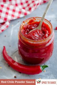 Red Chile Powder Sauce