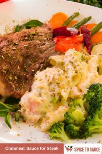 Crabmeat Sauce for Steak