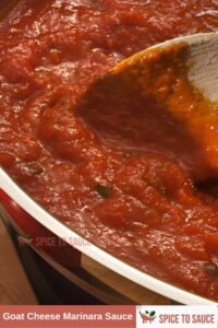 Goat Cheese Marinara Sauce