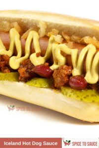 Iceland Hot Dog Sauce