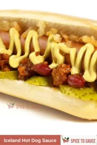 Iceland Hot Dog Sauce