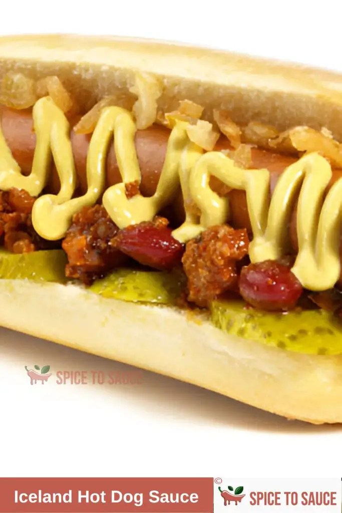 Iceland Hot Dog Sauce