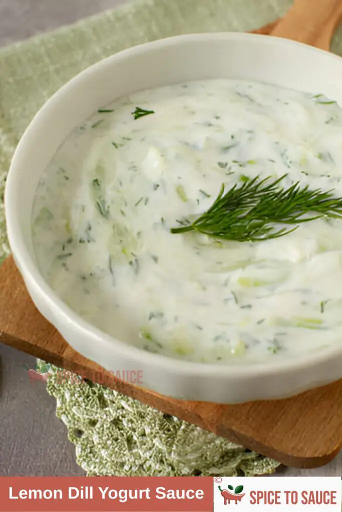 Lemon Dill Yogurt Sauce