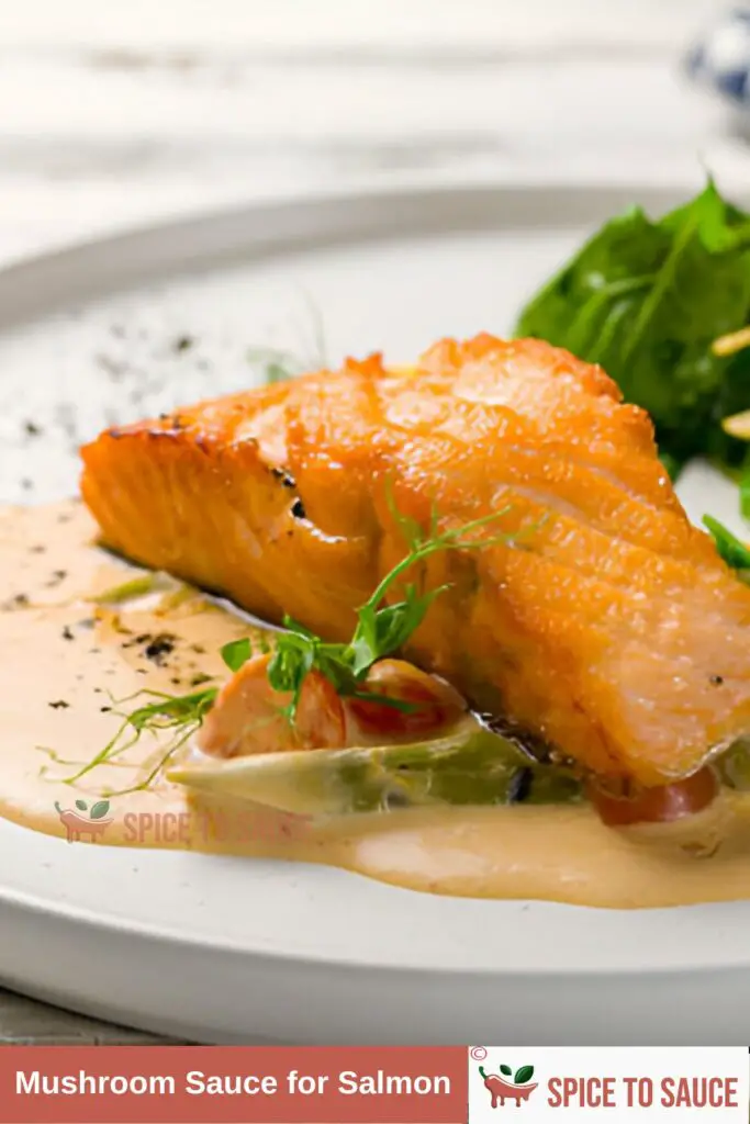 Mushroom Sauce for Salmon