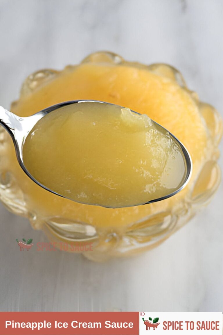 Pineapple Ice Cream Sauce