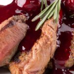 Pork Loin Blueberry Sauce