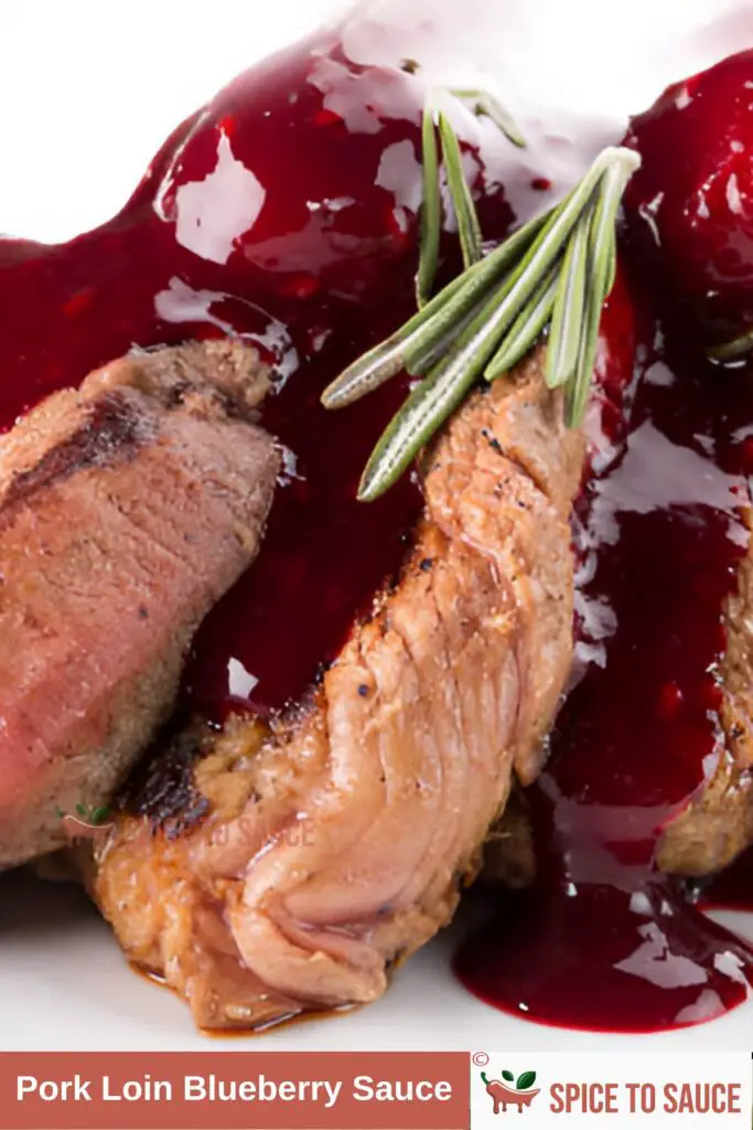 Pork Loin Blueberry Sauce
