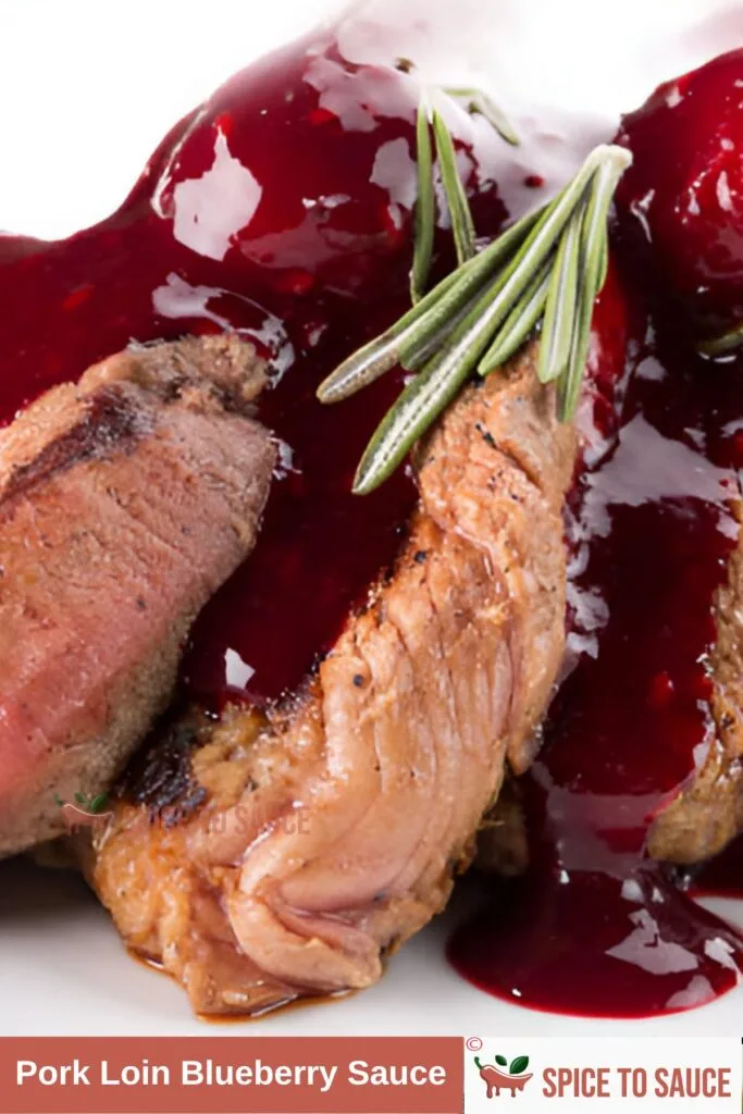 Pork Loin Blueberry Sauce