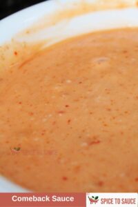 Comeback Sauce