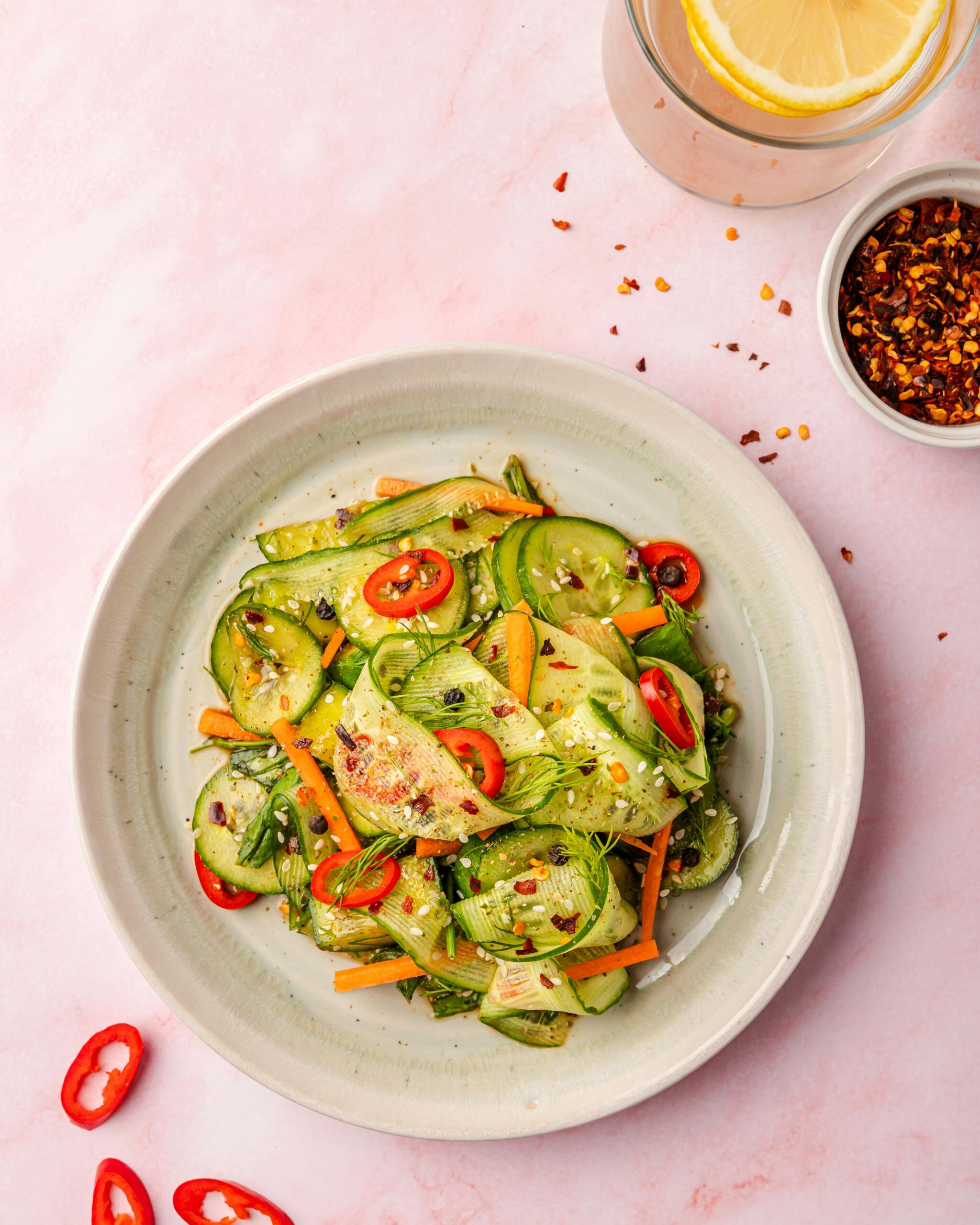 Spicy Cucumber Salad